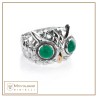 Anello Civetta basic verde | Gioielli De Nobili